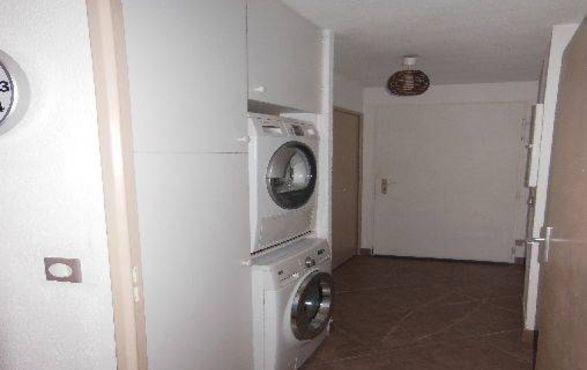 Location de vacances - Appartement à Bidart - Couloir machines