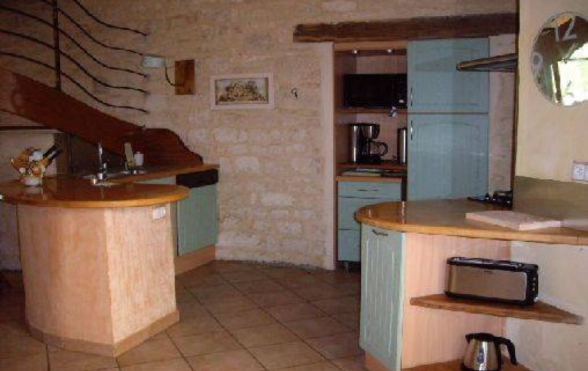 Location de vacances - Villa à Montdoumerc - Cuisine ouverte sur séjour de 70 m2