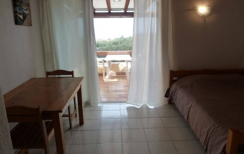 Location de vacances - Bungalow - Mobilhome à Sainte-Lucie de Porto-Vecchio - sejour studio 2 pers