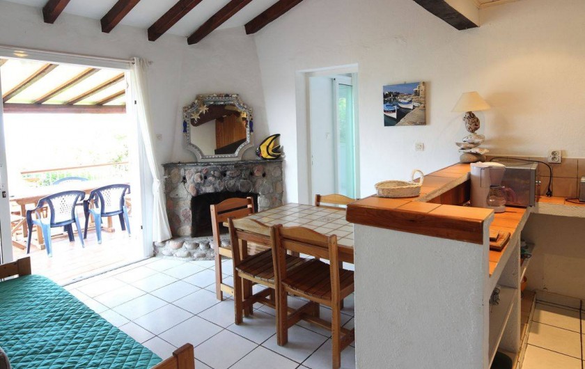 Location de vacances - Bungalow - Mobilhome à Sainte-Lucie de Porto-Vecchio - sejour mini villa 4/5pers