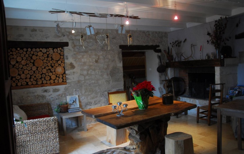 Location de vacances - Gîte à Lendou-en-Quercy - coin détente qui donne sur la grande terrasse