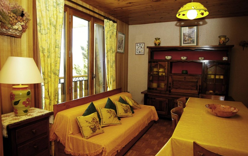 Location de vacances - Appartement à Fontcouverte-la-Toussuire - salon- salle à manger