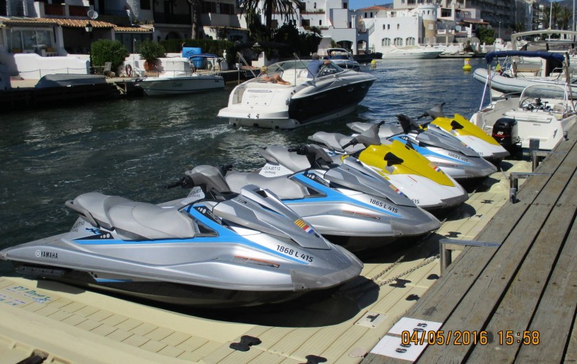 Location de vacances - Appartement à Empuriabrava - Canaux + jet Location