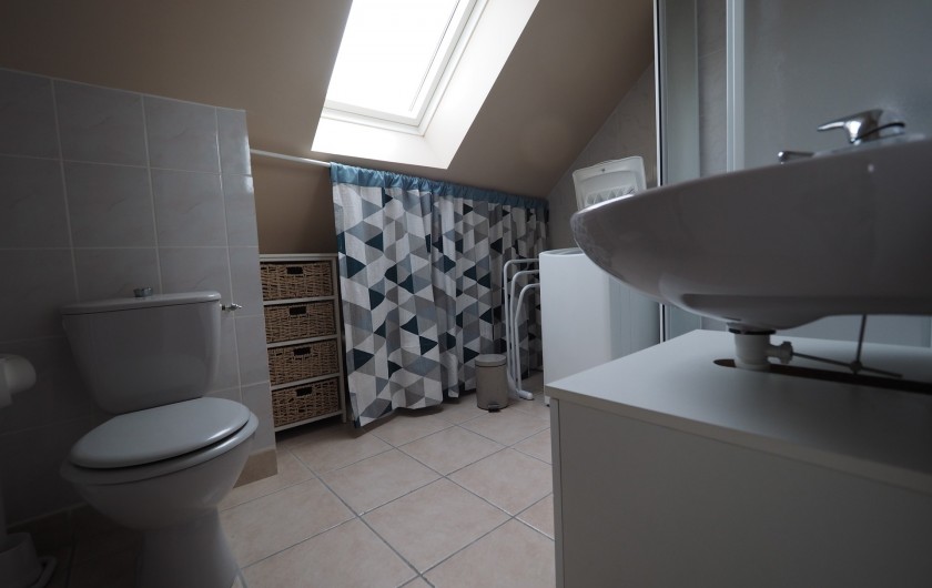 Location de vacances - Appartement à Merville-Franceville-Plage - Studio S.D.D., W.C.