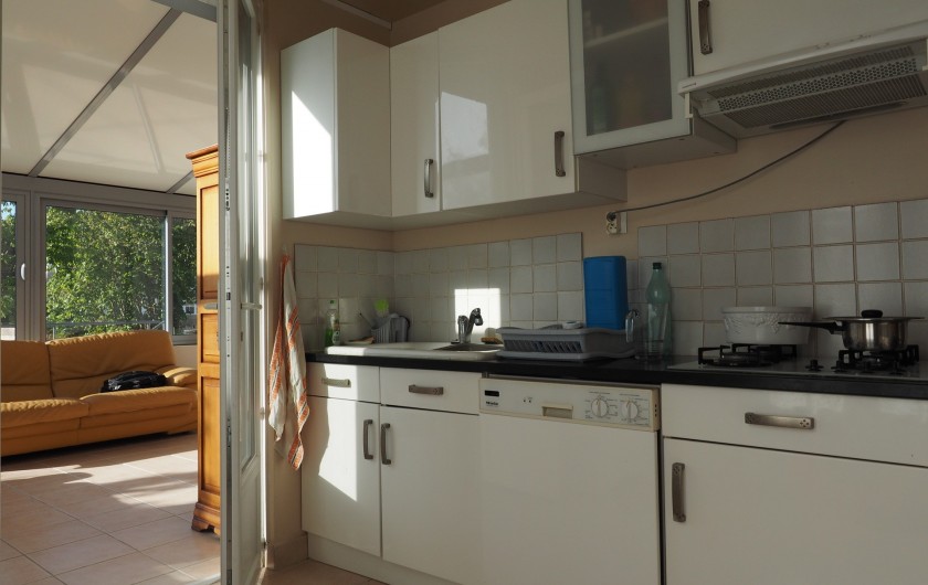 Location de vacances - Appartement à Merville-Franceville-Plage - Cuisine