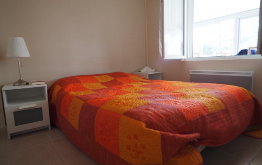 Location de vacances - Appartement à Merville-Franceville-Plage - Chambre lit double 140/190