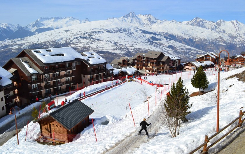 Location de vacances - Appartement à Vallandry - vue du balcon
