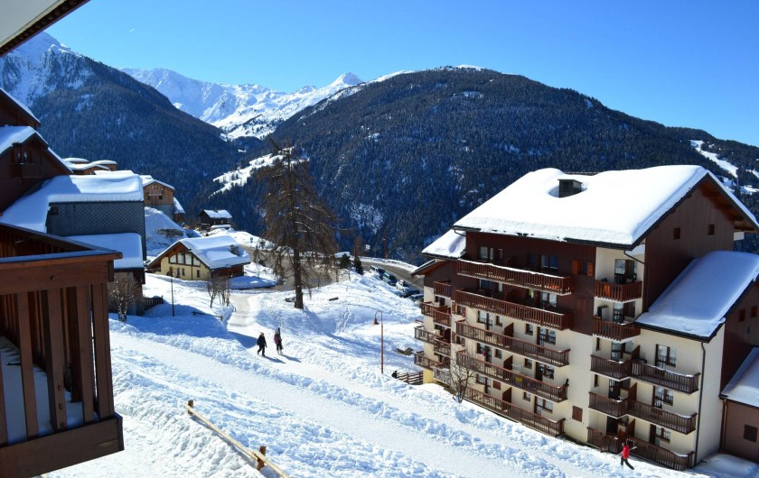 Location de vacances - Appartement à Vallandry - vue du balcon