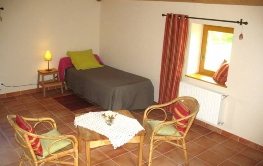 Location de vacances - Chambre d'hôtes à Saint-Laurent-d'Oingt - Chambre Horizon