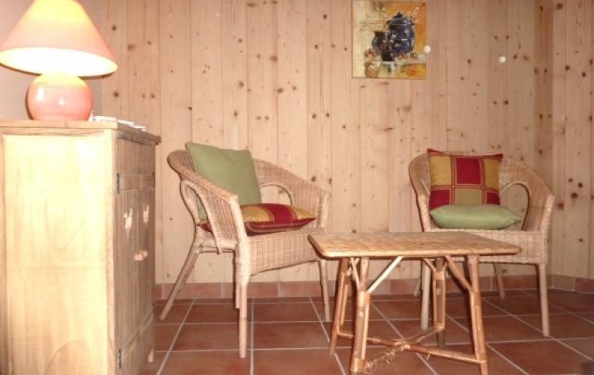 Location de vacances - Chambre d'hôtes à Saint-Laurent-d'Oingt - Chambre Horizon