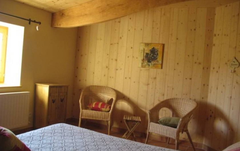Location de vacances - Chambre d'hôtes à Saint-Laurent-d'Oingt - Chambre Horizon