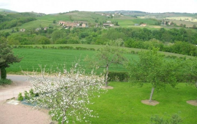 Location de vacances - Chambre d'hôtes à Saint-Laurent-d'Oingt - Chambre Horizon