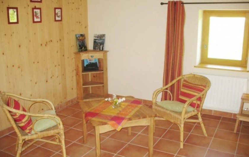 Location de vacances - Chambre d'hôtes à Saint-Laurent-d'Oingt - Chambre Horizon