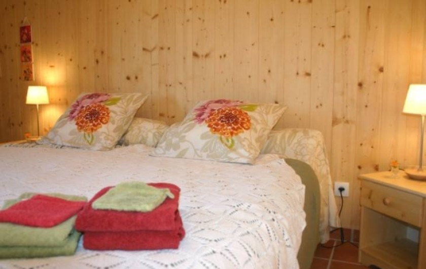Location de vacances - Chambre d'hôtes à Saint-Laurent-d'Oingt - Chambre Boccage