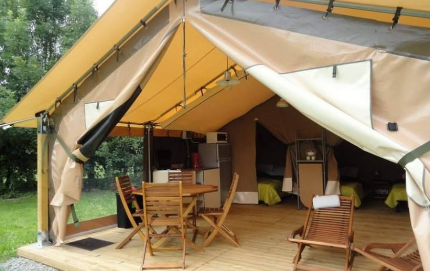 Location de vacances - Camping à Luçon - Espace de vie Ecolodge