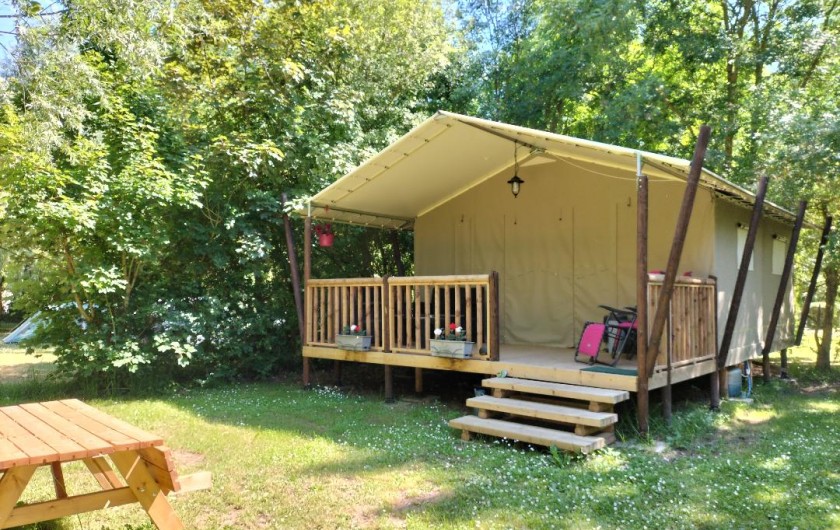 Location de vacances - Camping à Luçon - Lodge Capucine grand confort (5 P)