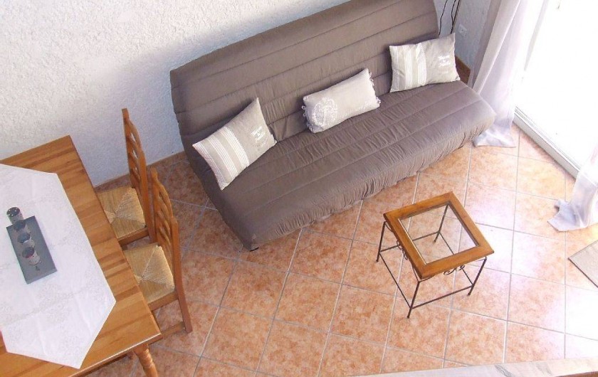 Location de vacances - Appartement à La Cadière-d'Azur - salon pour le repos devant la television