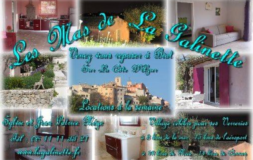 Location de vacances - Villa à Biot