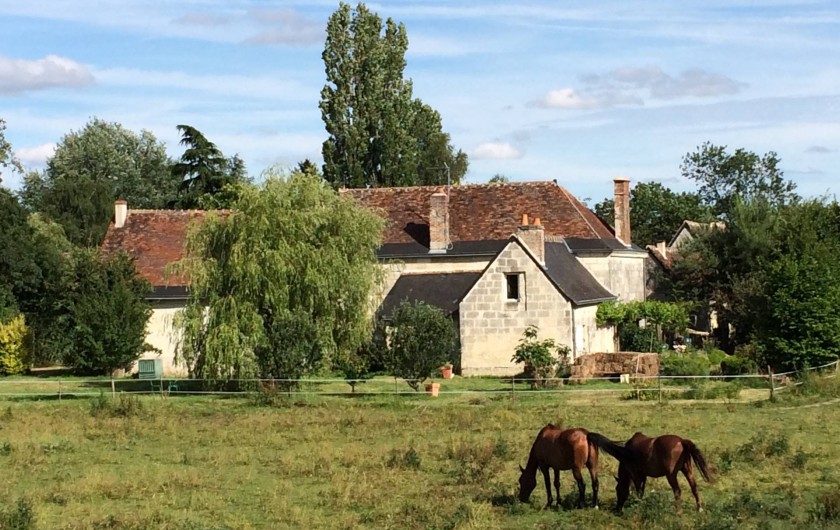 Location de vacances - Villa à Berthenay - Domaine: ferme restaurée et prairie
