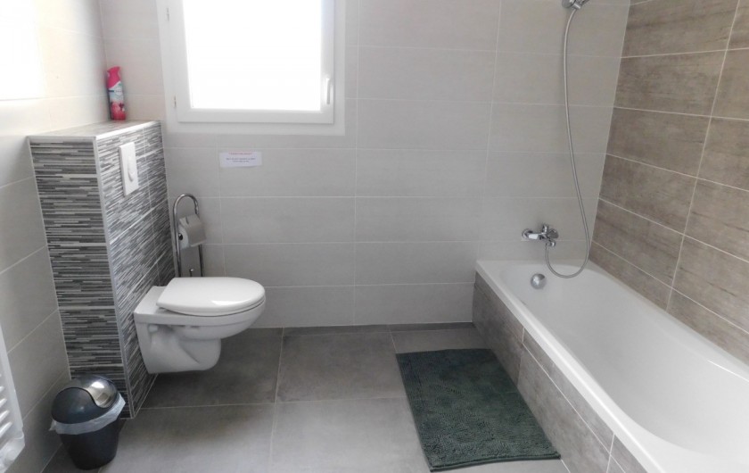Location de vacances - Villa à Saint-Sauveur-de-Cruzières - Salle de bain avec WC