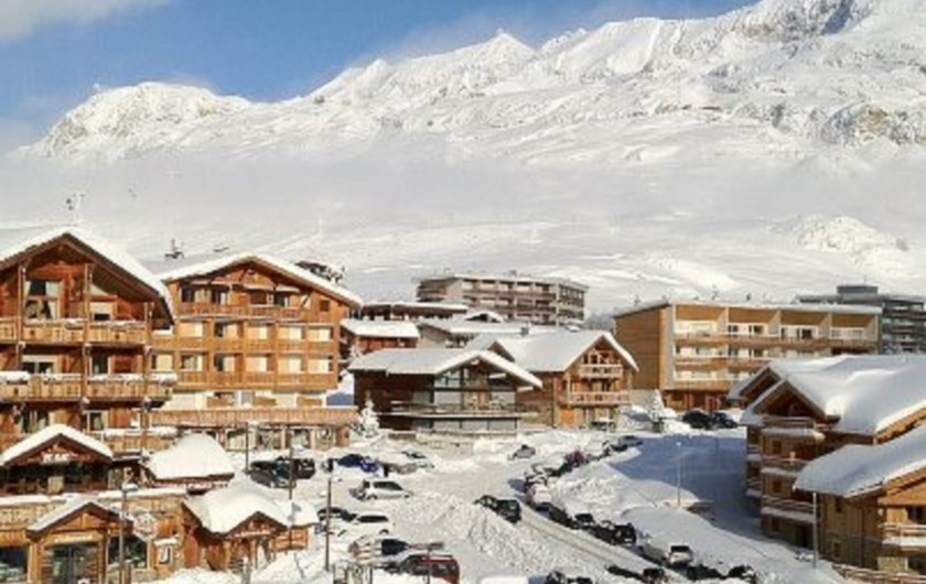 Location de vacances - Studio à L'Alpe d'Huez - vue de notre appartement