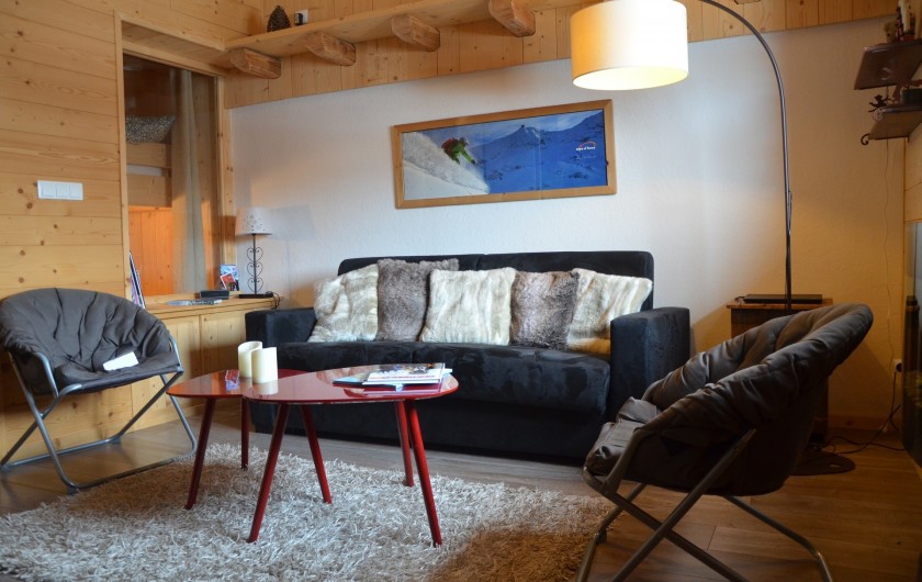 Location de vacances - Studio à L'Alpe d'Huez - Le salon