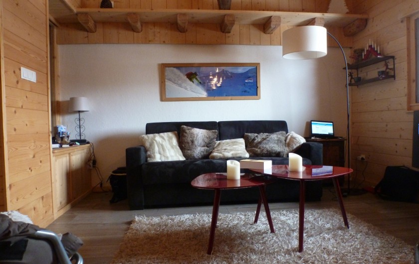 Location de vacances - Studio à L'Alpe d'Huez - Le salon