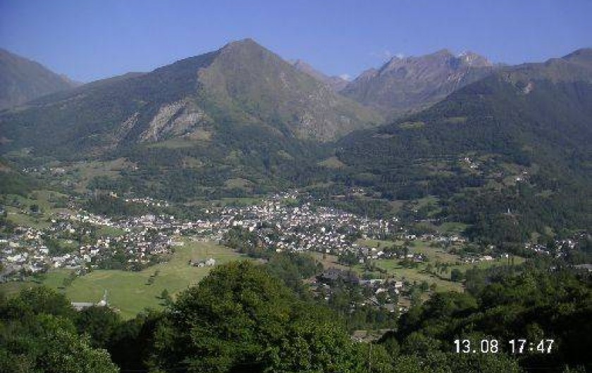 Location de vacances - Appartement à Luz-Saint-Sauveur - Vue splendide sur la vallée de Luz depuis le chalet