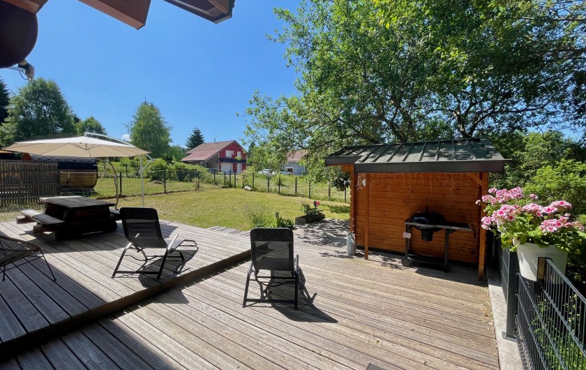 Location de vacances - Chalet à La Pesse - Vue depuis la terrasse