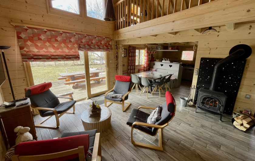 Location de vacances - Chalet à La Pesse - Pièce à vivre