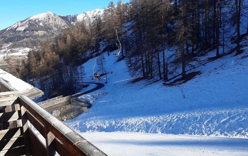 Location de vacances - Appartement à Les Orres - vue du balcon