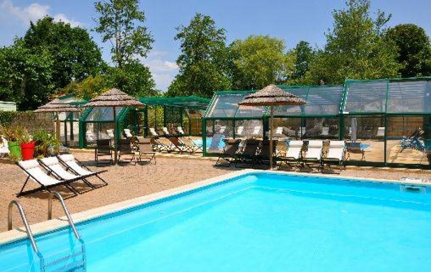 Mobilhome dans camping**** avec piscine à RangduFliers dans le Pas