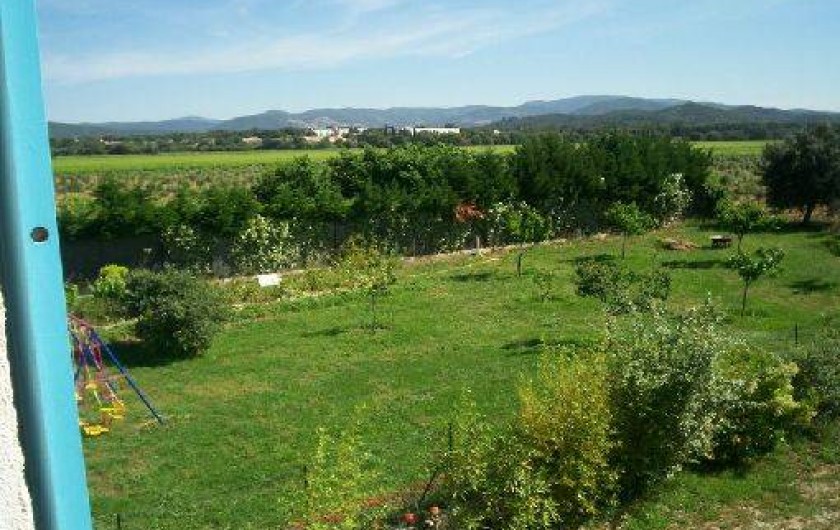 Location de vacances - Appartement à La Londe-les-Maures - vue nord dégagée plaines et massif des maures