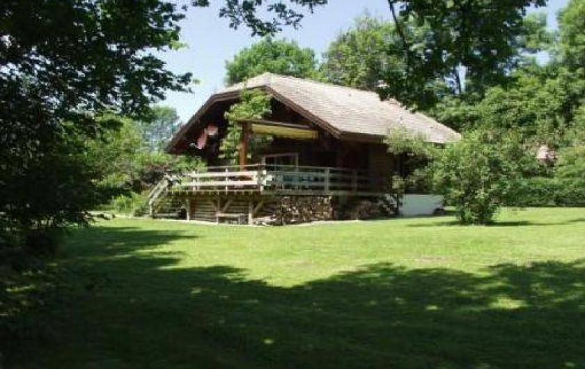 Location de vacances - Chalet à Marigny - chalet de charme  les 4 saisons  au lac de chalain à marigny gitejurapointcom