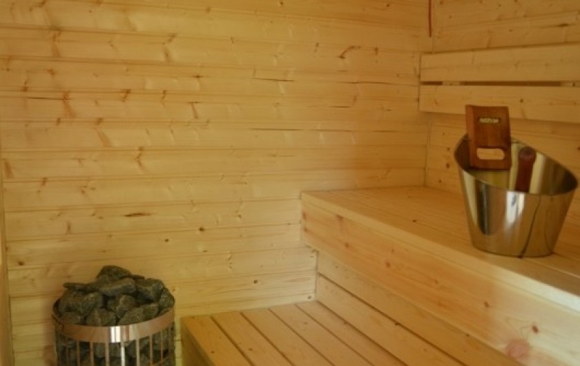 Location de vacances - Chalet à Marigny - sauna chalet bien être