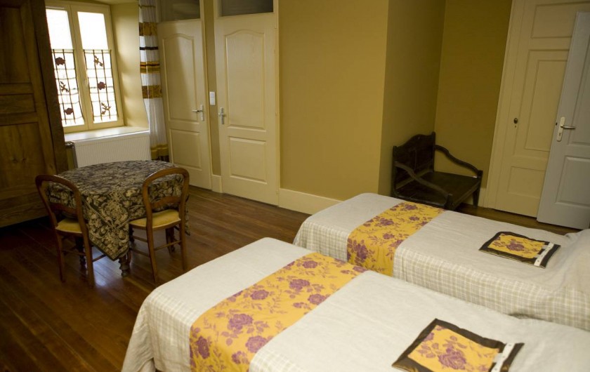 Location de vacances - Chambre d'hôtes à Cenans - Chambre du Proviseur