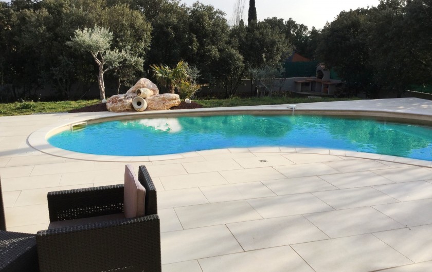 Location de vacances - Villa à Aureille - Coin piscine privée et chauffée