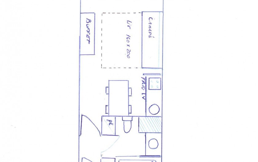 Location de vacances - Appartement à Méribel-Mottaret - plan appartement
