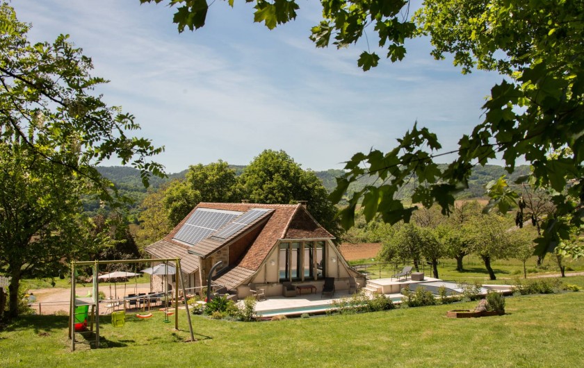 Location de vacances - Villa à Beaulieu-sur-Dordogne - Derrière le gîte vers l'horizon