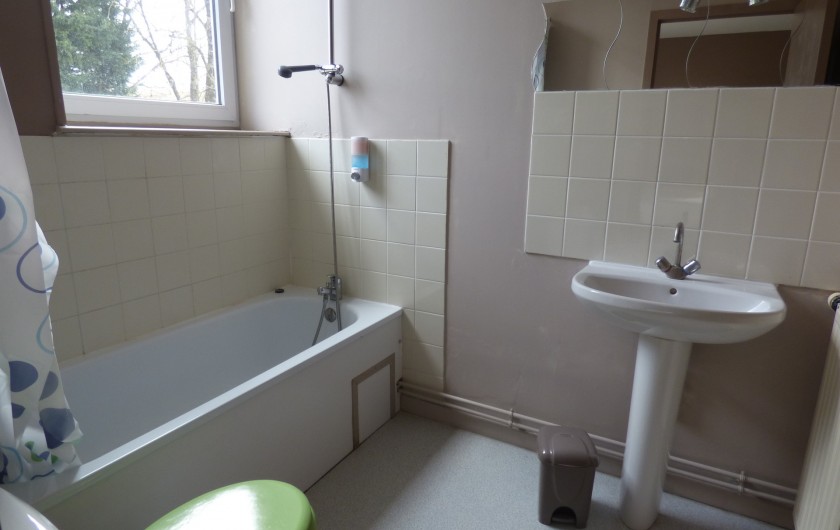 Location de vacances - Gîte à Nouart - salle de bain romarin