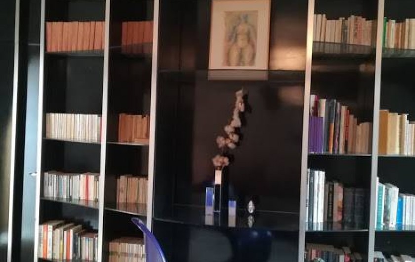 Location de vacances - Gîte à Saint-Georges-sur-Baulche - Bibliothèque, chambre du haut