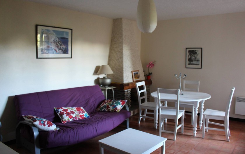 Location de vacances - Appartement à Carqueiranne - séjour