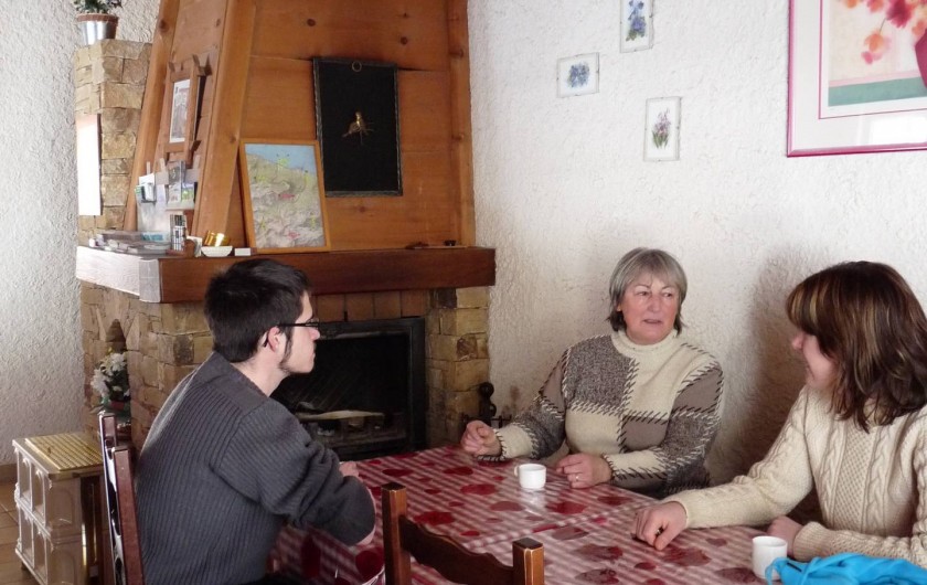 Location de vacances - Gîte à Habère-Poche - La salle à manger
