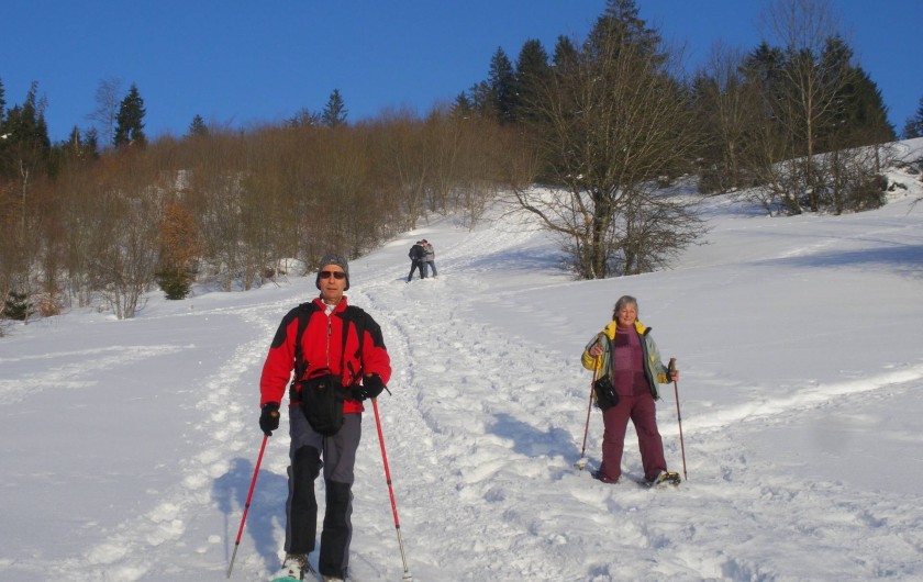 Location de vacances - Gîte à Habère-Poche - Sortie raquettes