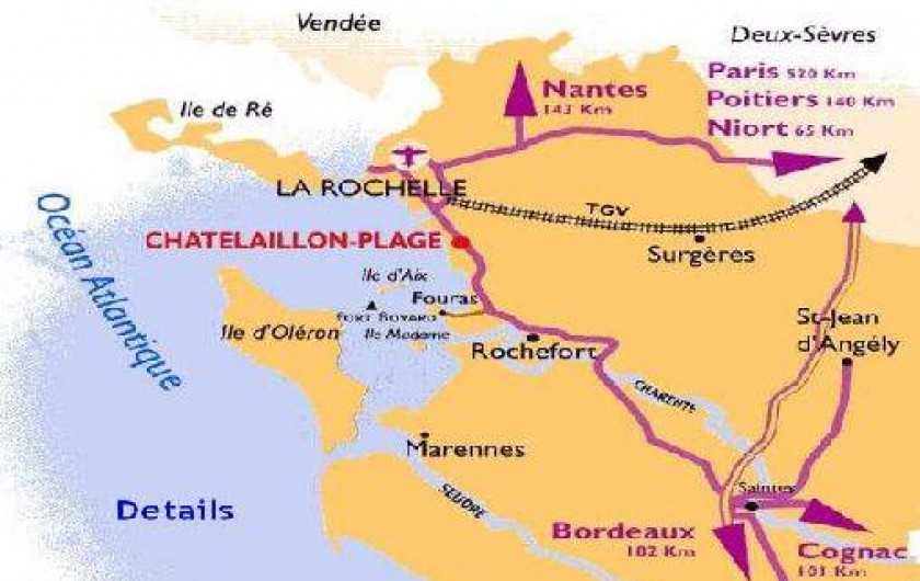 Location de vacances - Appartement à Châtelaillon-Plage