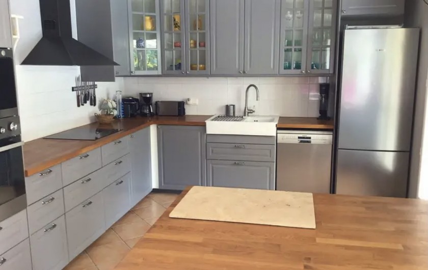 Location de vacances - Maison - Villa à Sanary-sur-Mer - Cuisine ouverte