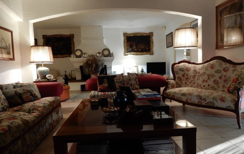 Location de vacances - Chambre d'hôtes à Ramatuelle - Salon