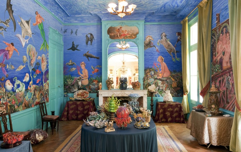 Location de vacances - Chambre d'hôtes à Béziers - Le salon des sirènes, un plongeon dans l'art.