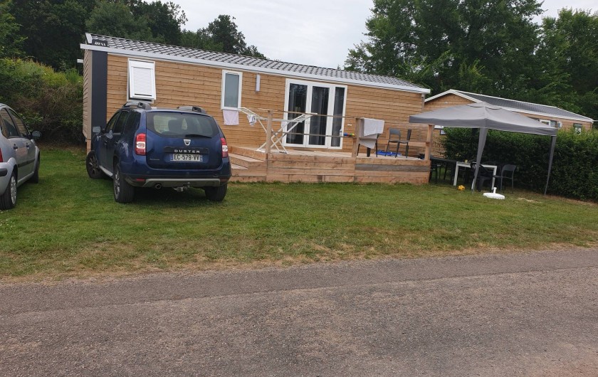 Location de vacances - Camping à Pressignac - Mobil-home 3 chambres