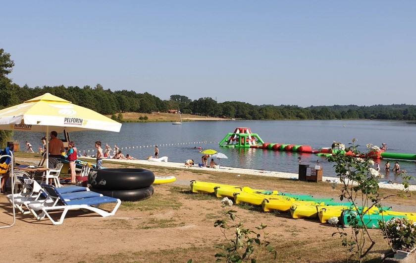 Location de vacances - Camping à Pressignac - Plage